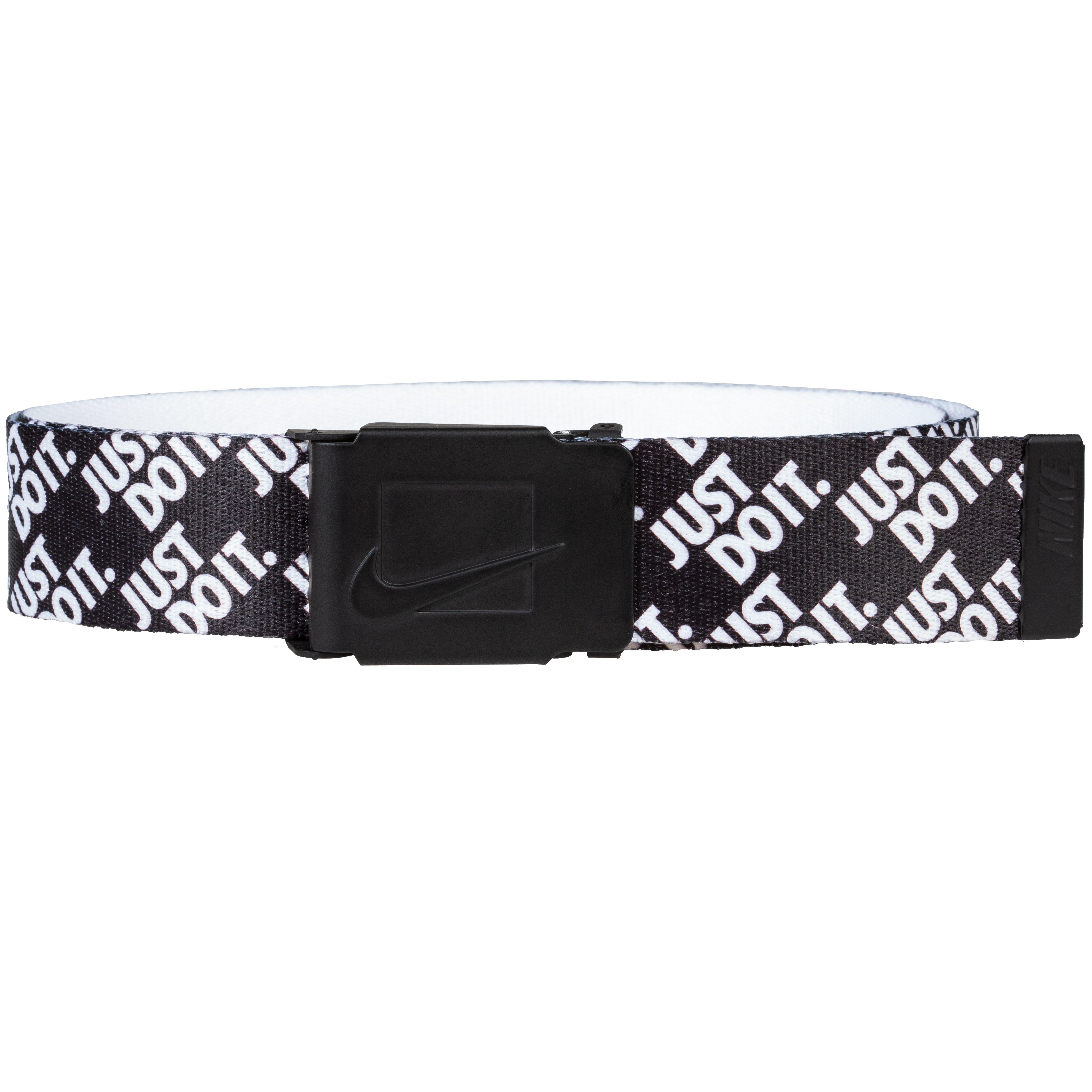 Men s Stacked JDI Web Belt NIKE Belts Men s BLACK Golf Town Limited